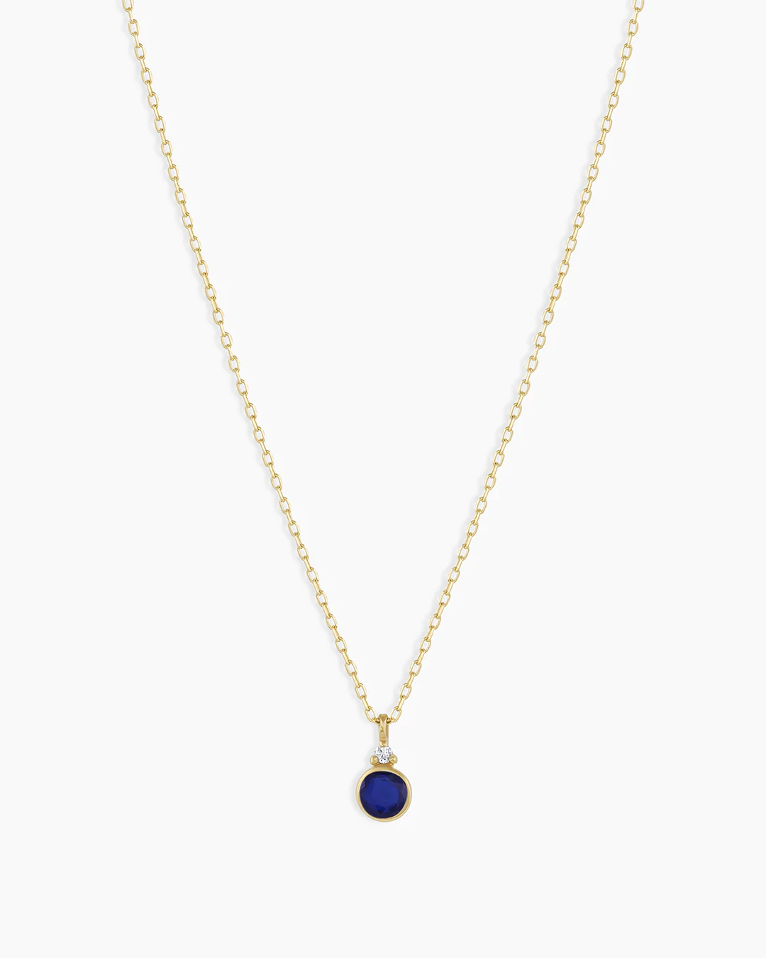 14k Gold Birthstone Necklace - Image 12