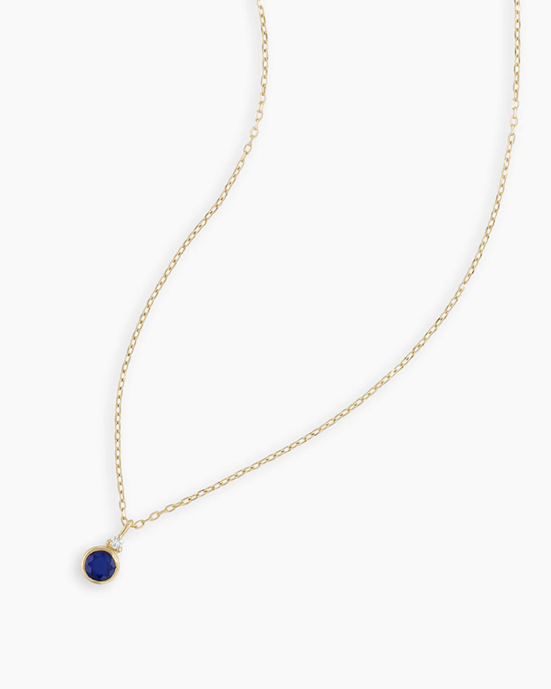 14k Gold Birthstone Necklace - Image 14