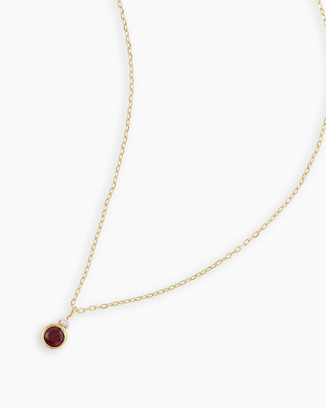 14k Gold Birthstone Necklace - Image 24