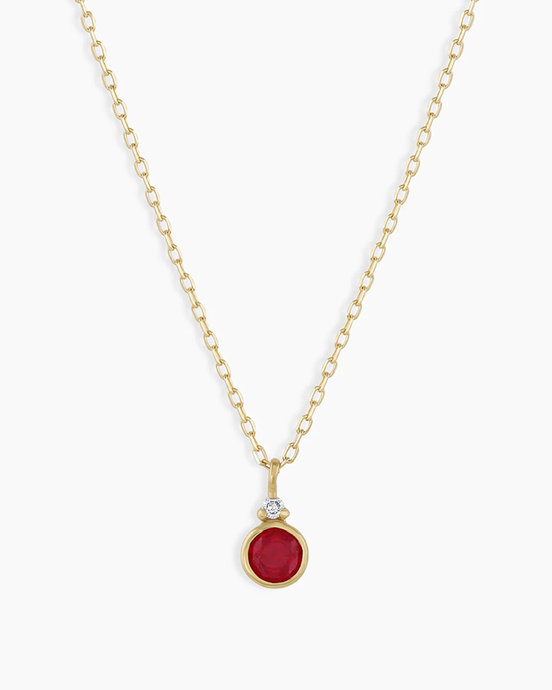 14k Gold Birthstone Necklace - Image 28