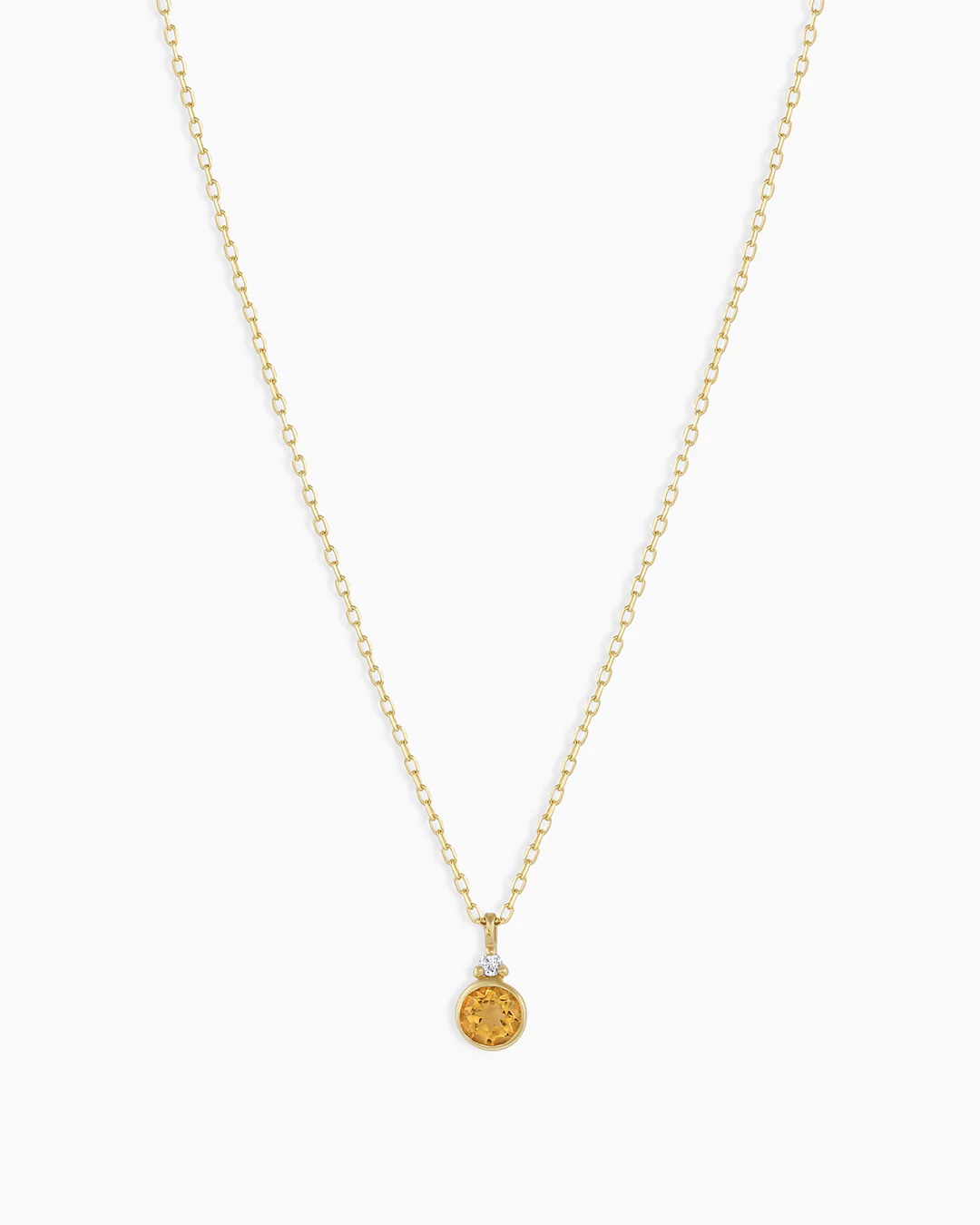 14k Gold Birthstone Necklace - Image 7