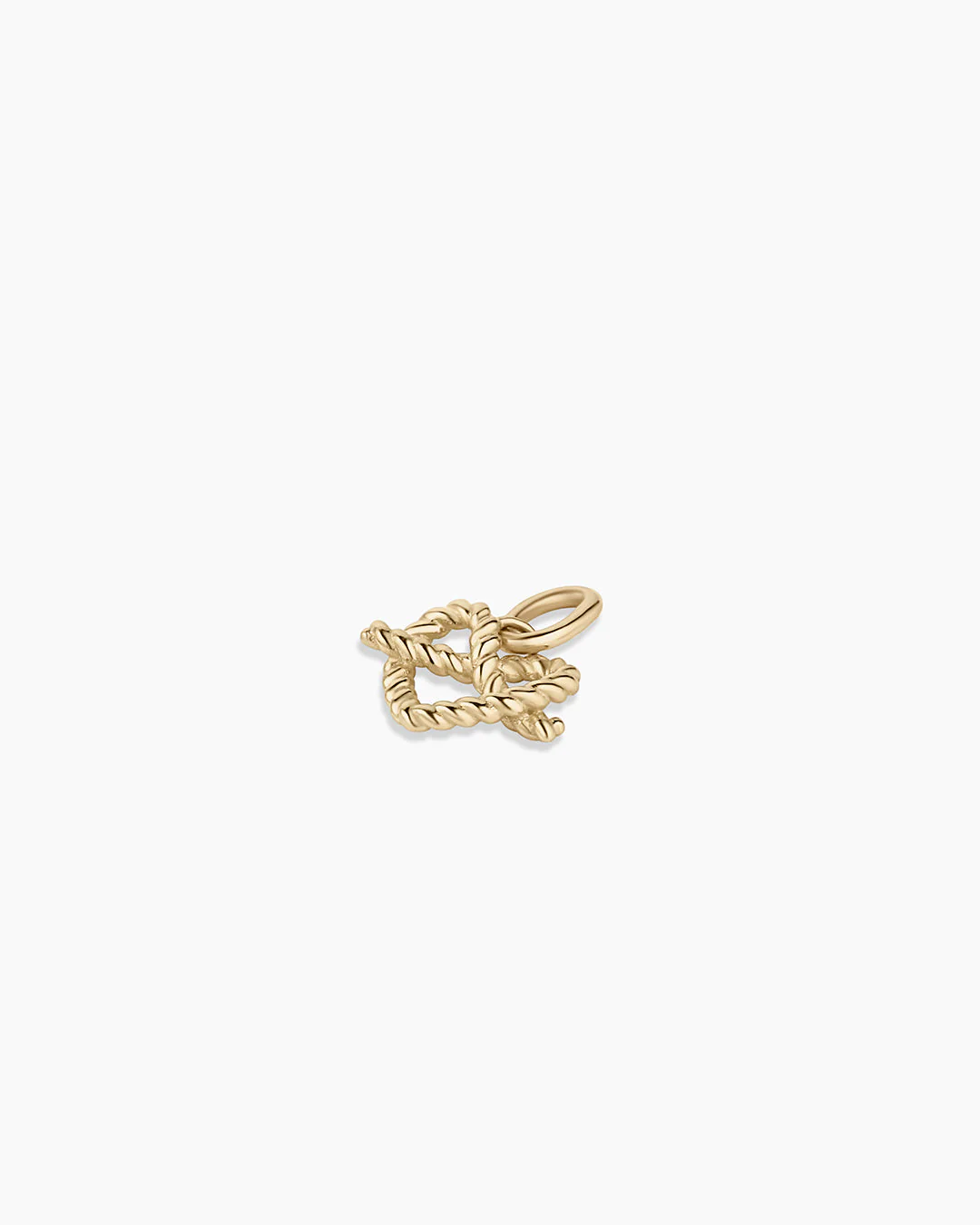14k Gold Love Knot Charm - Image 4