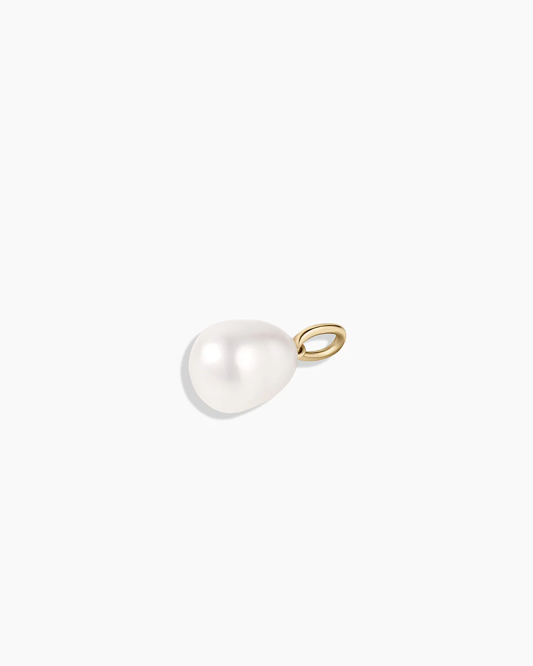 14k Gold Pearl Charm - Image 4