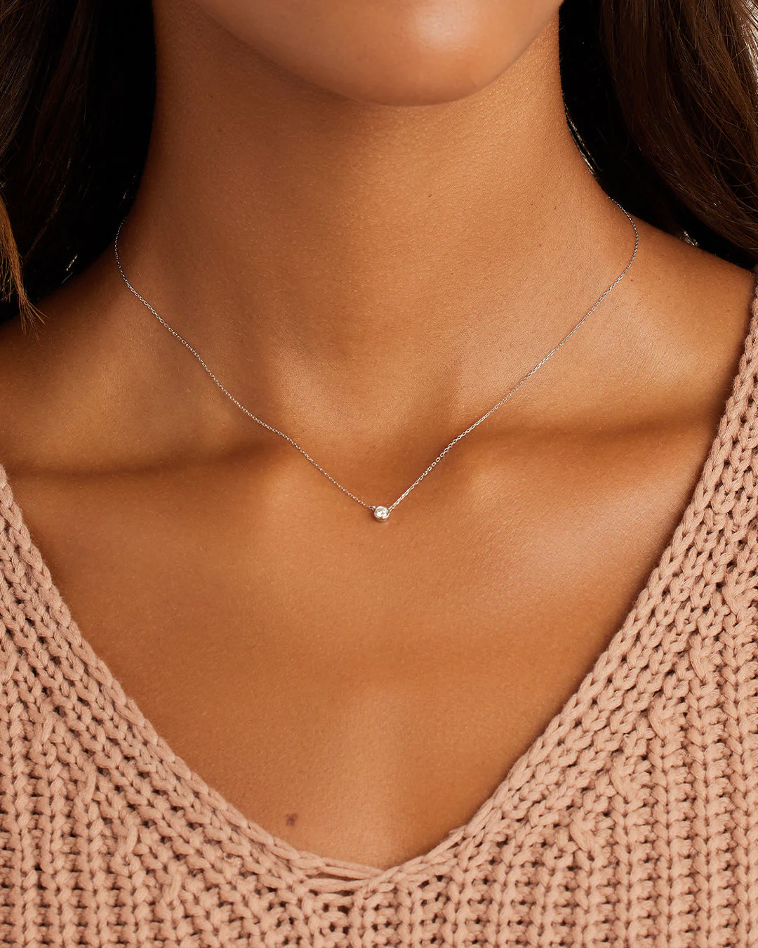 Classic Diamond Necklace - Image 6