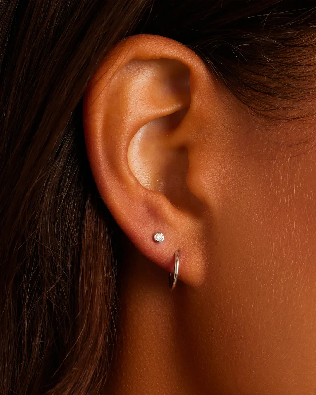 Classic Diamond Studs - Image 6