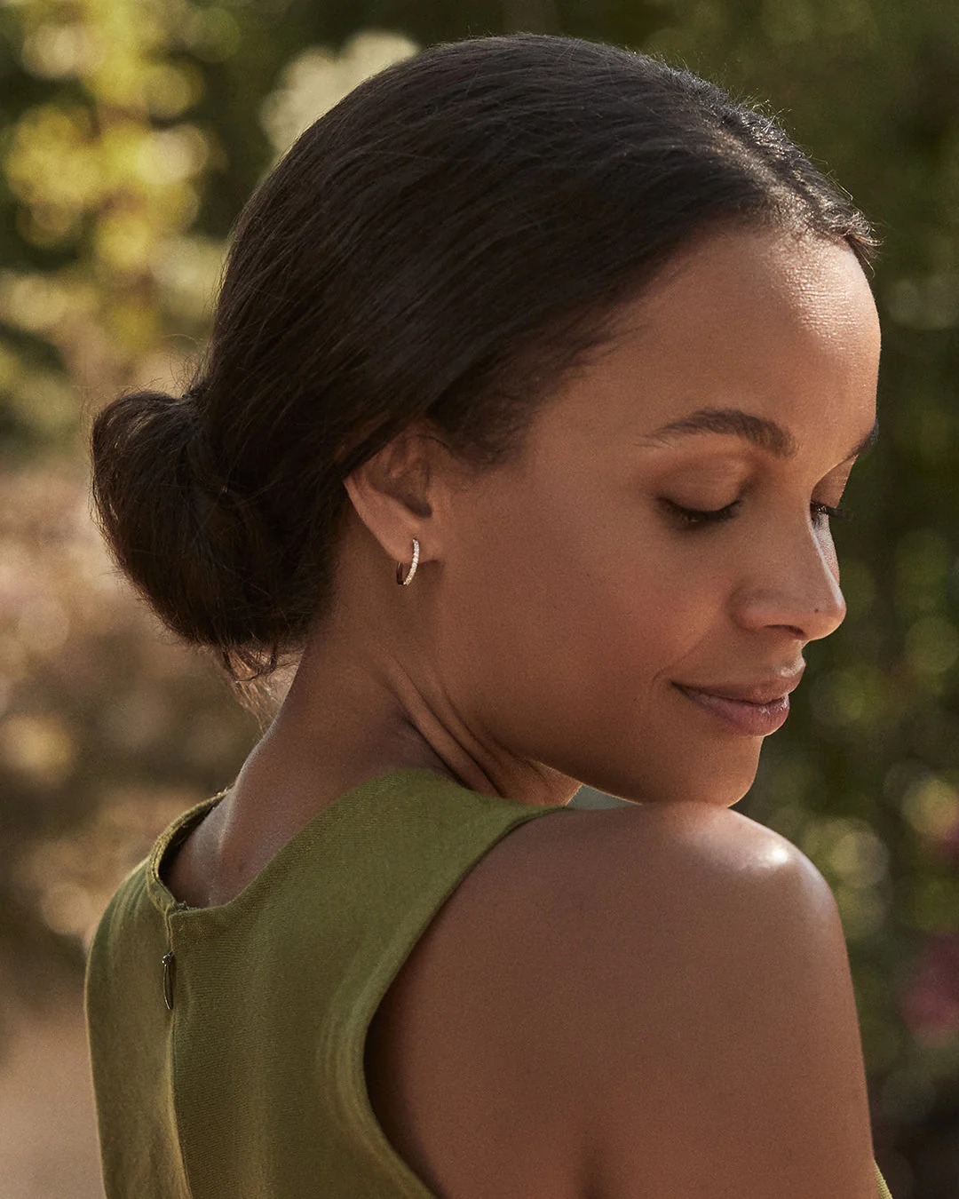 Diamond 15mm Hoops - Image 3