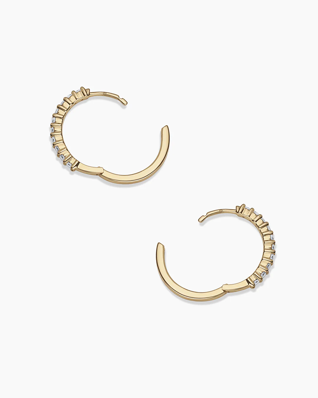 Diamond 15mm Hoops - Image 4