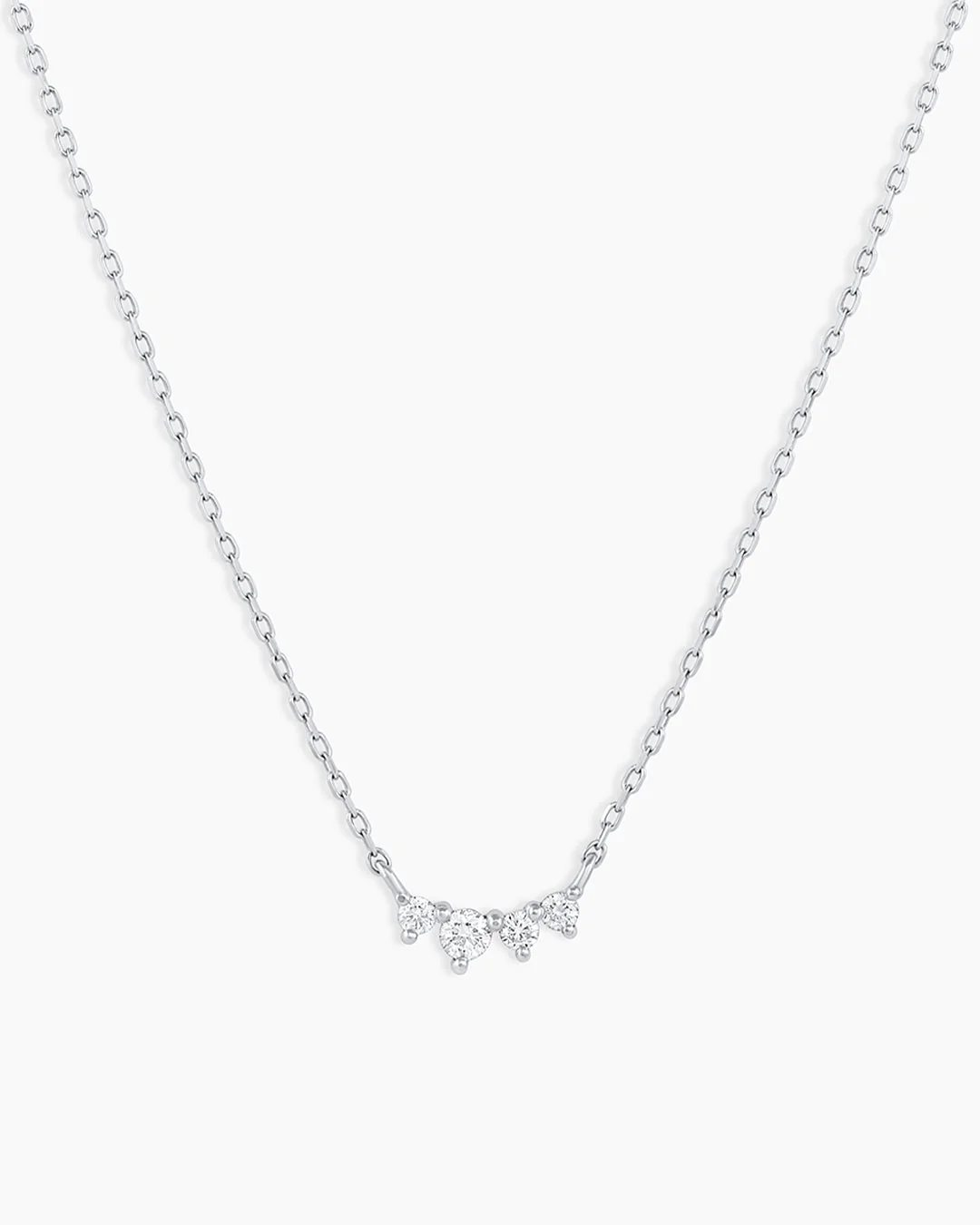 Diamond Cluster Necklace - Image 5