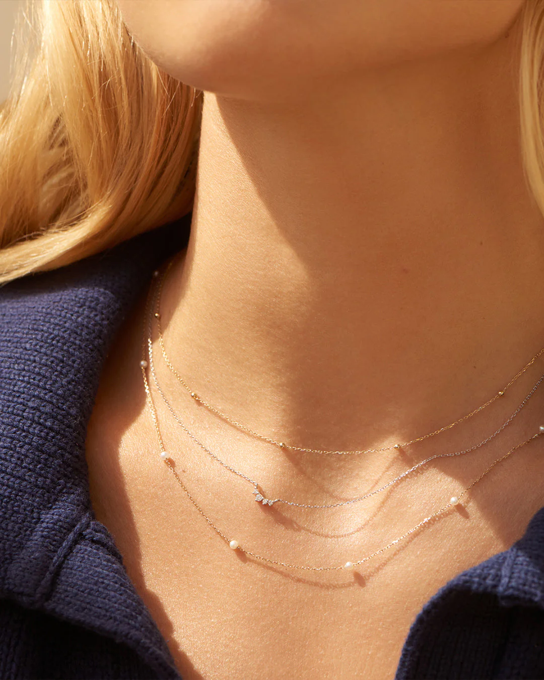 Diamond Cluster Necklace - Image 7