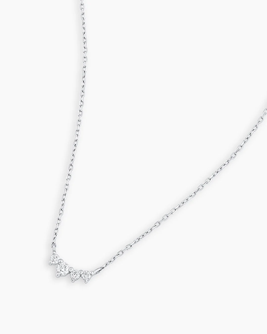 Diamond Cluster Necklace - Image 8