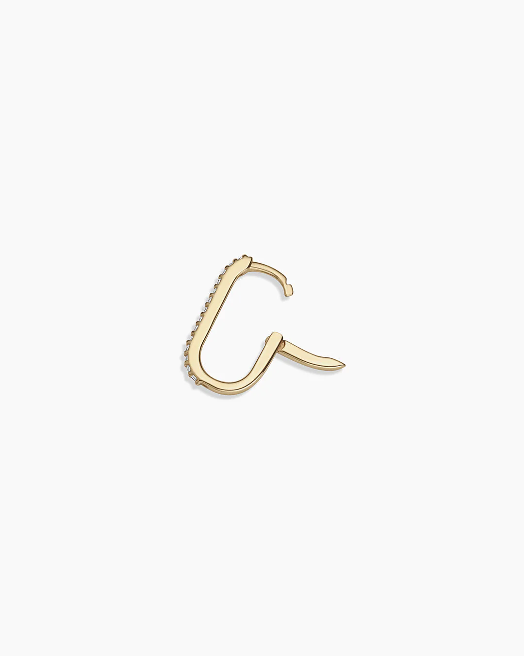 Diamond Parker Link Single Huggie - Image 3