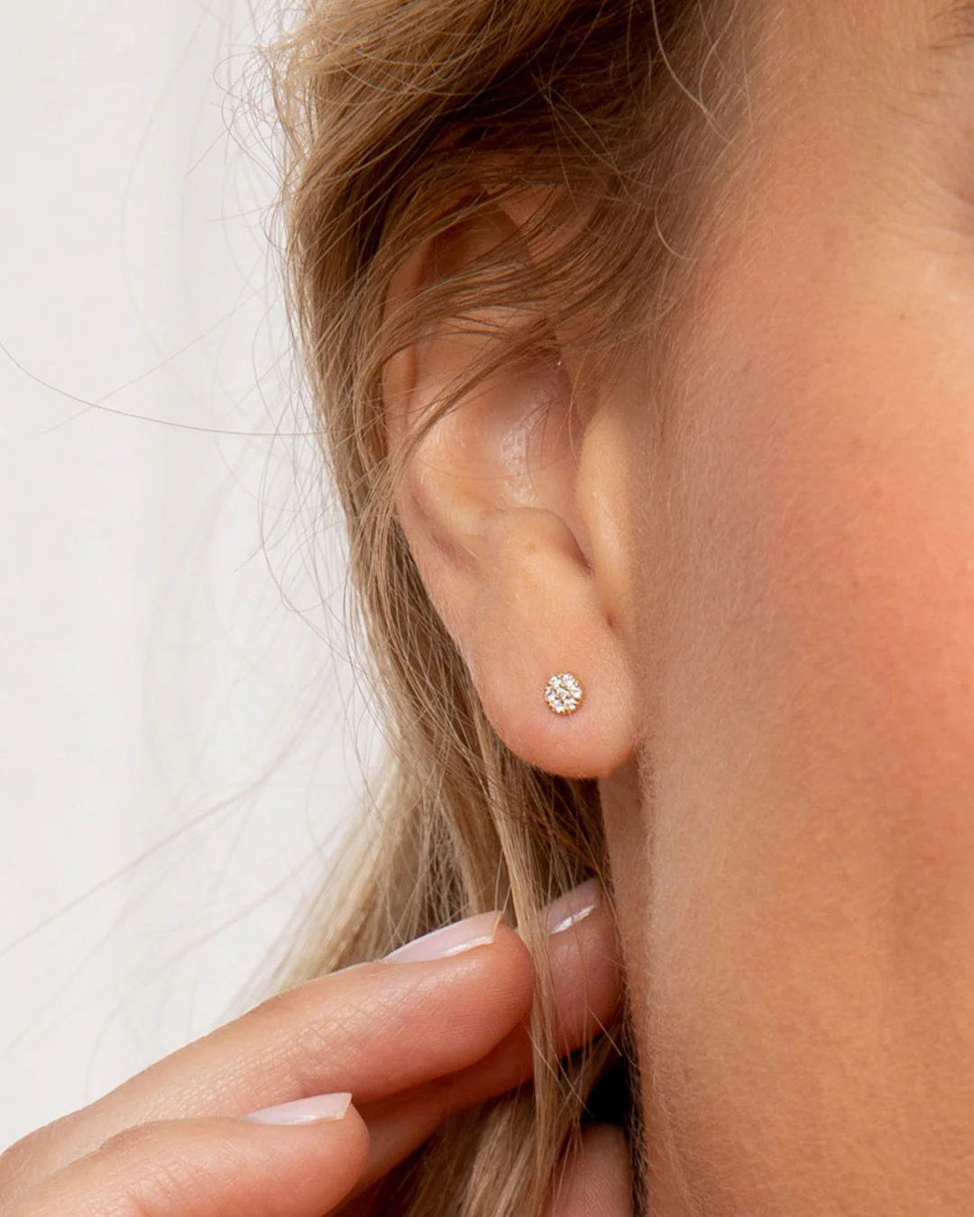 Diamond Pavé Studs - Image 3