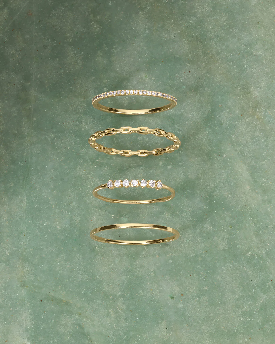 Diamond Row Ring - Image 5