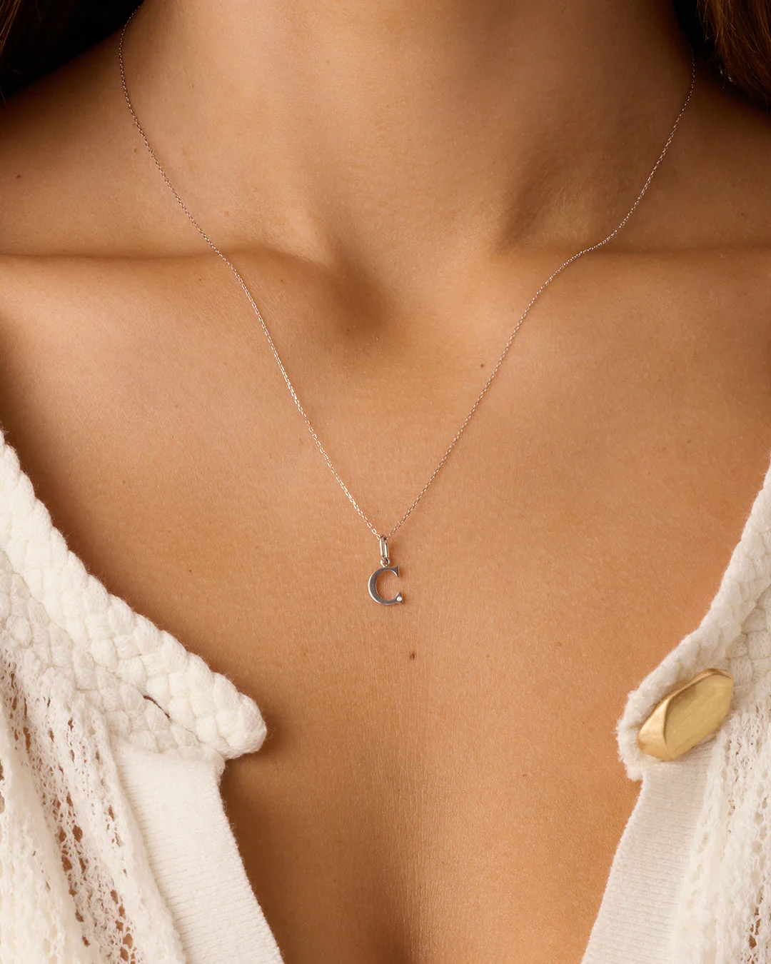 Diamond Vintage Alphabet Charm - Image 114