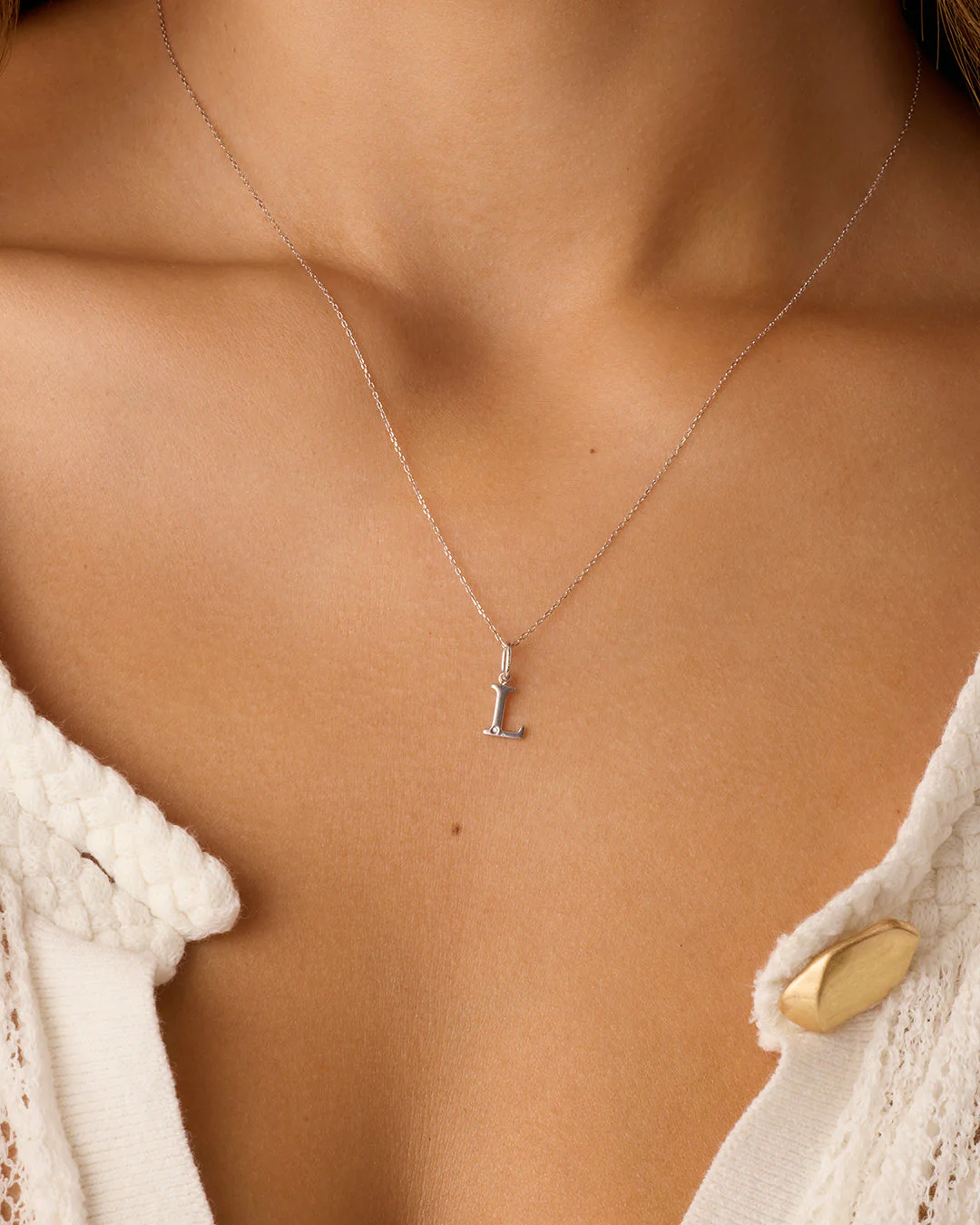 Diamond Vintage Alphabet Charm - Image 142