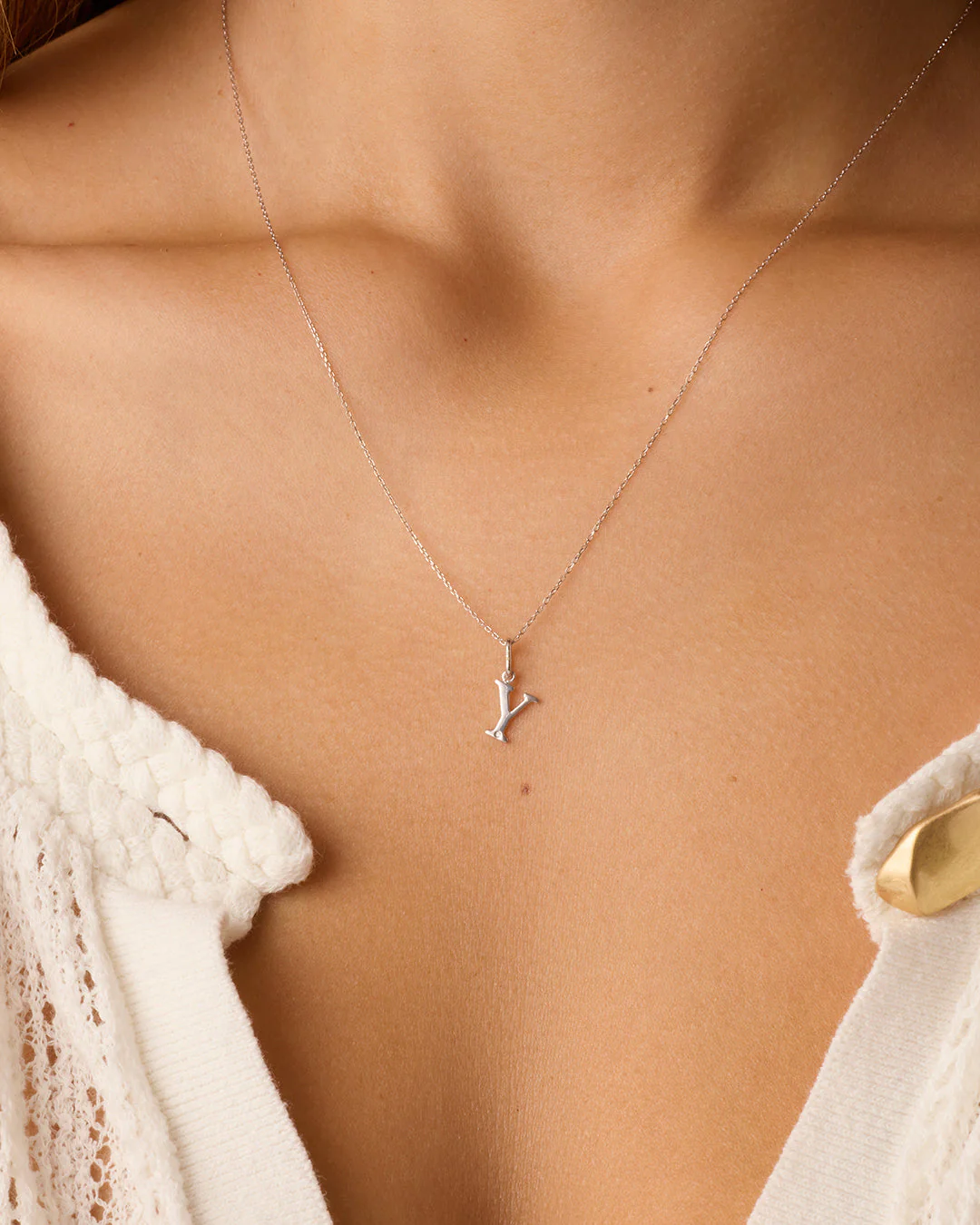 Diamond Vintage Alphabet Charm - Image 181