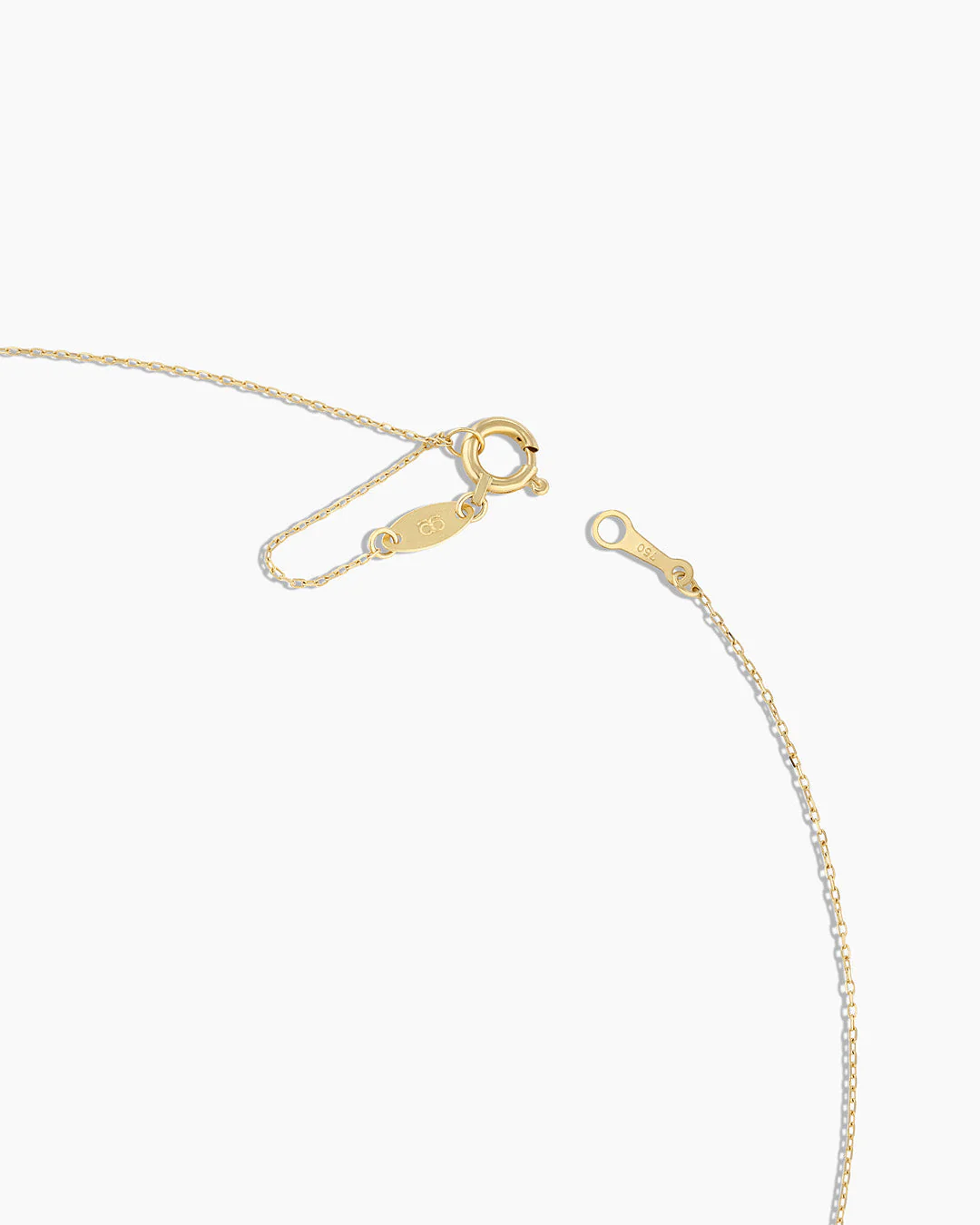 Floating Diamond Stationary Trio Necklace - Image 4
